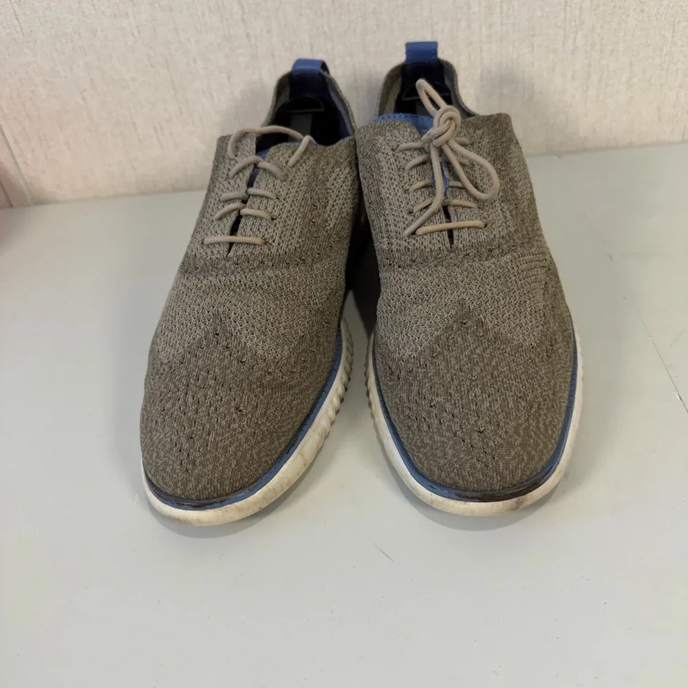 Cole Haan Men's 2 Zerogrand C26927 Morel/White Stitchlite Wingtips Shoes‎ Sz 11M